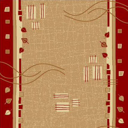 Turkflex YL005_BORDEAUX Jel Tabanlı Kaymaz Yolluk