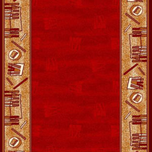 Turkflex YL015_BORDEAUX Jel Tabanlı Kaymaz Yolluk