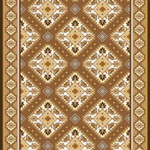 Turkflex YL018_BROWN Jel Tabanlı Kaymaz Yolluk