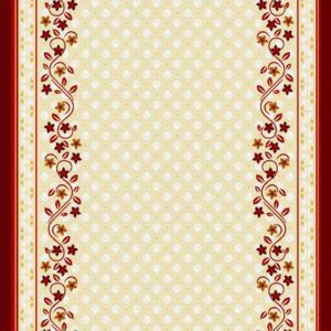 Turkflex YL019_BORDEAUX Jel Tabanlı Kaymaz Yolluk
